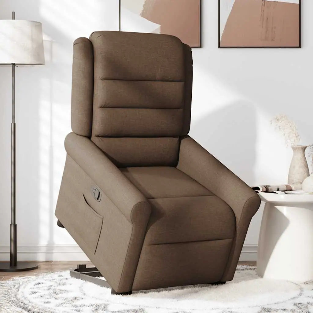 Fauteuil inclinable Marron Tissu - XIOS