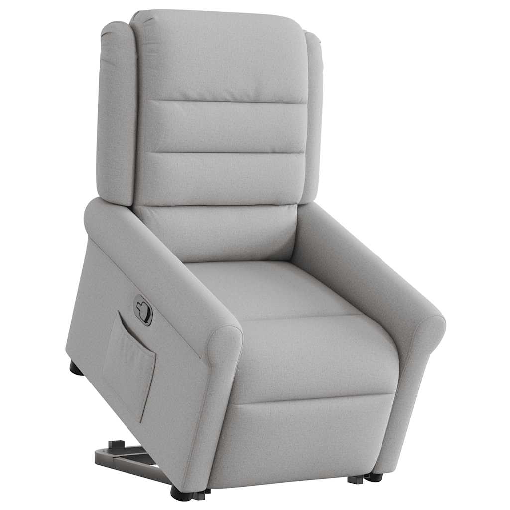Fauteuil inclinable gris nuage tissu - XIOS
