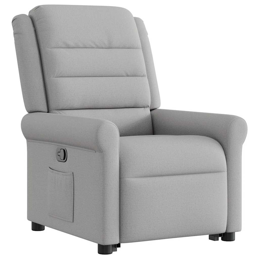 Fauteuil inclinable gris nuage tissu - XIOS