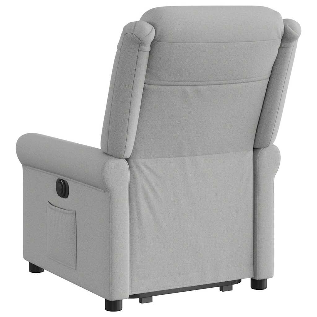 Fauteuil inclinable gris nuage tissu - XIOS