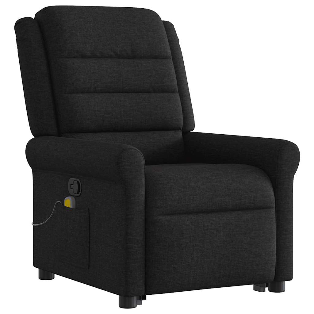 Fauteuil de massage inclinable Noir Tissu - XIOS