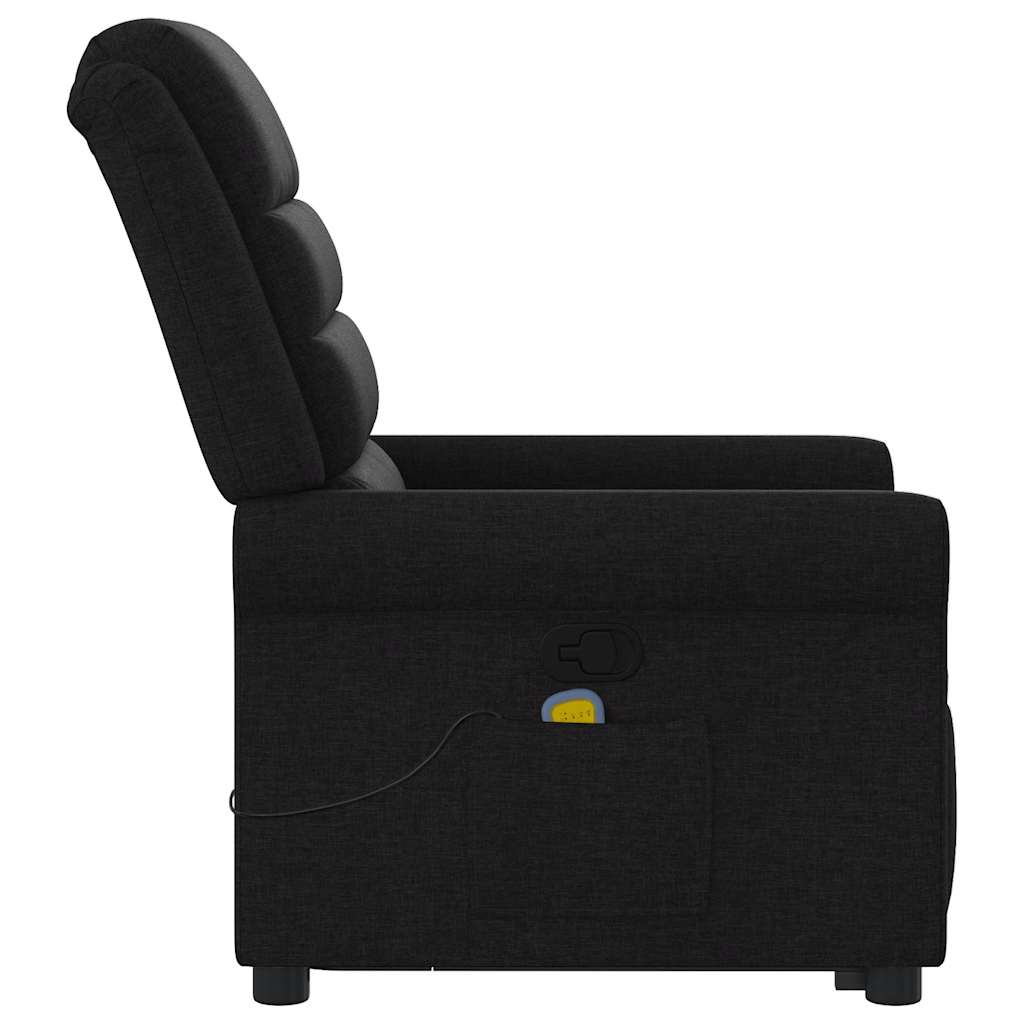 Fauteuil de massage inclinable Noir Tissu - XIOS