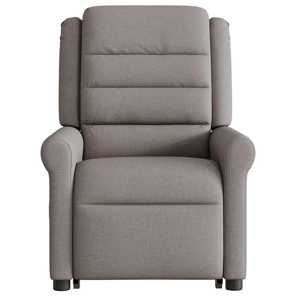 Fauteuil inclinable de massage Taupe Tissu - XIOS