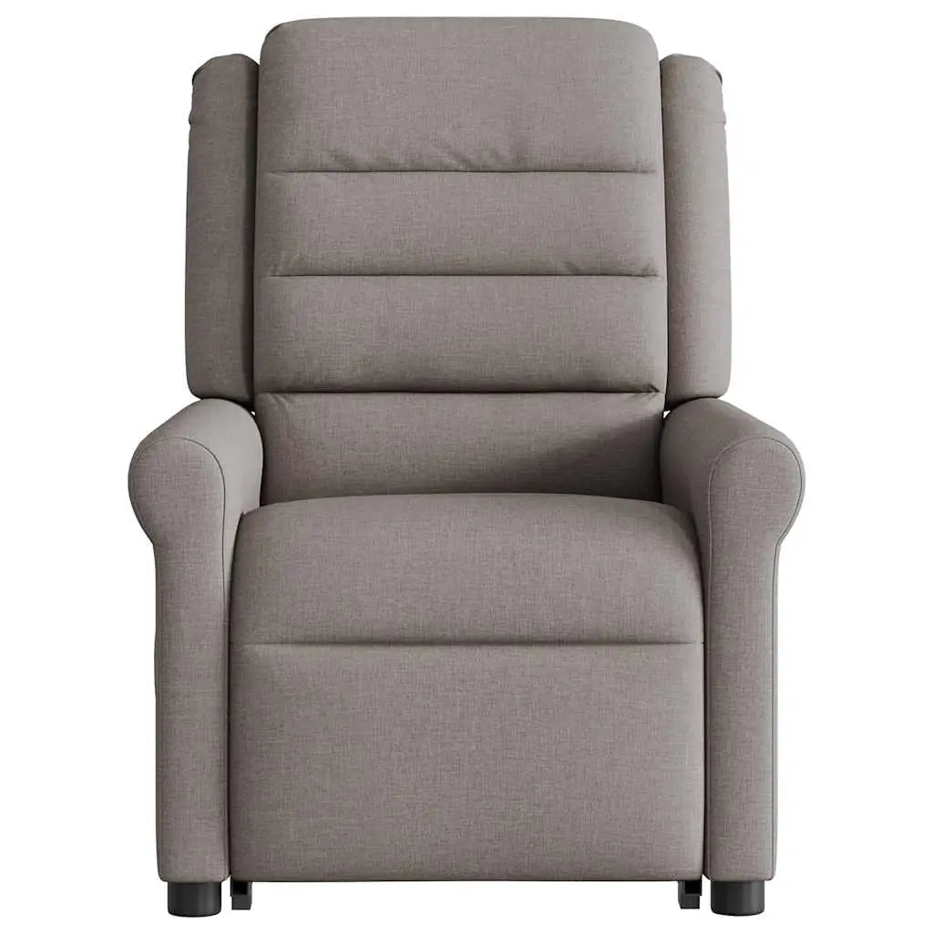 Fauteuil inclinable de massage Taupe Tissu - XIOS