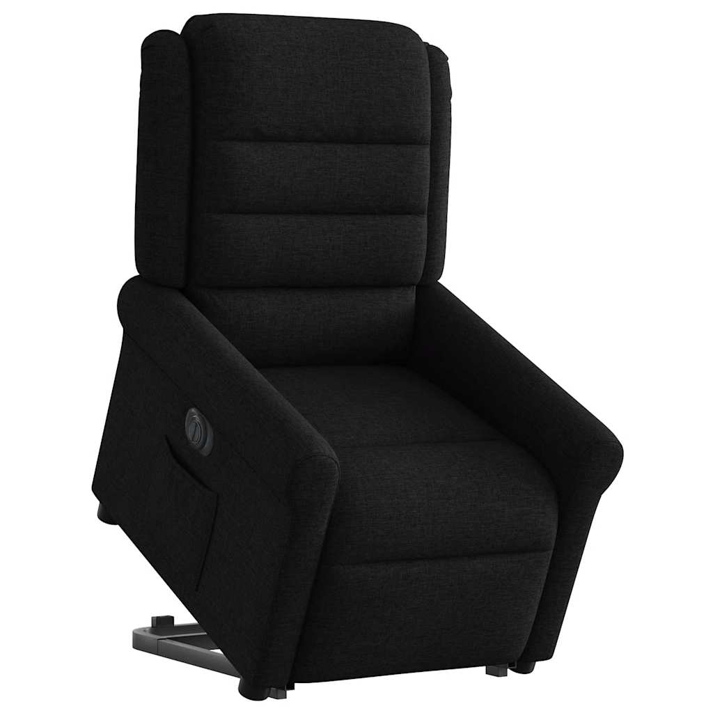 Fauteuil inclinable électrique noir tissu - XIOS