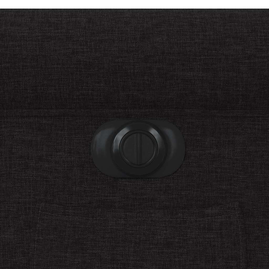 Fauteuil inclinable électrique noir tissu