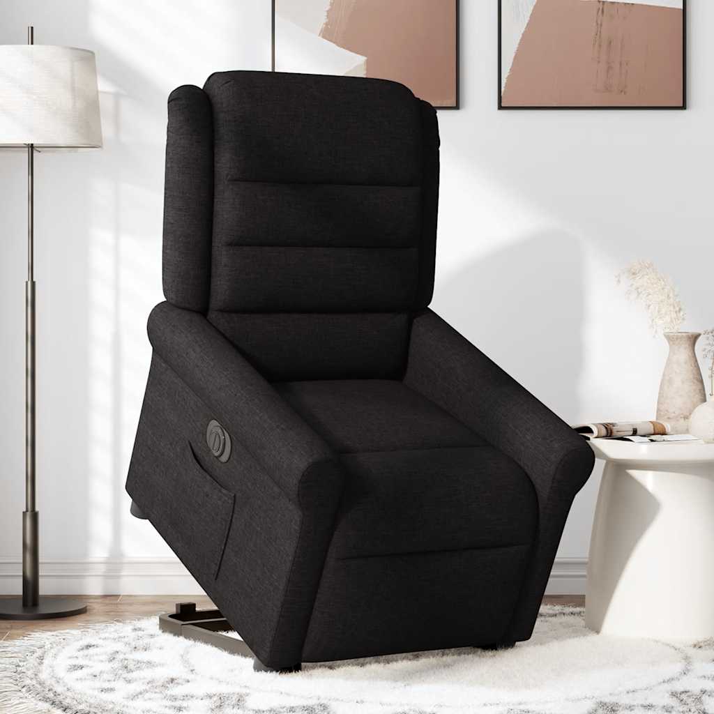 Fauteuil inclinable électrique noir tissu - XIOS