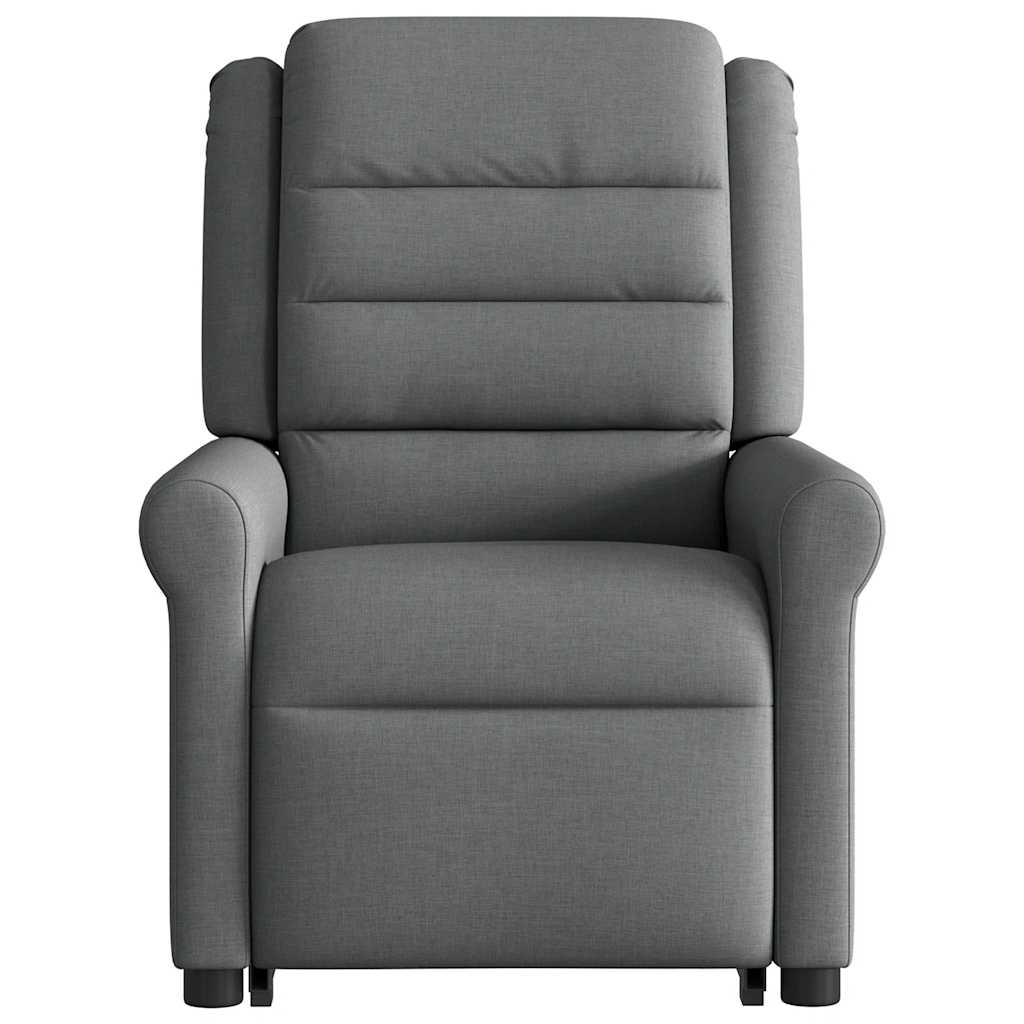Fauteuil inclinable de massage électrique Gris foncé Tissu - XIOS