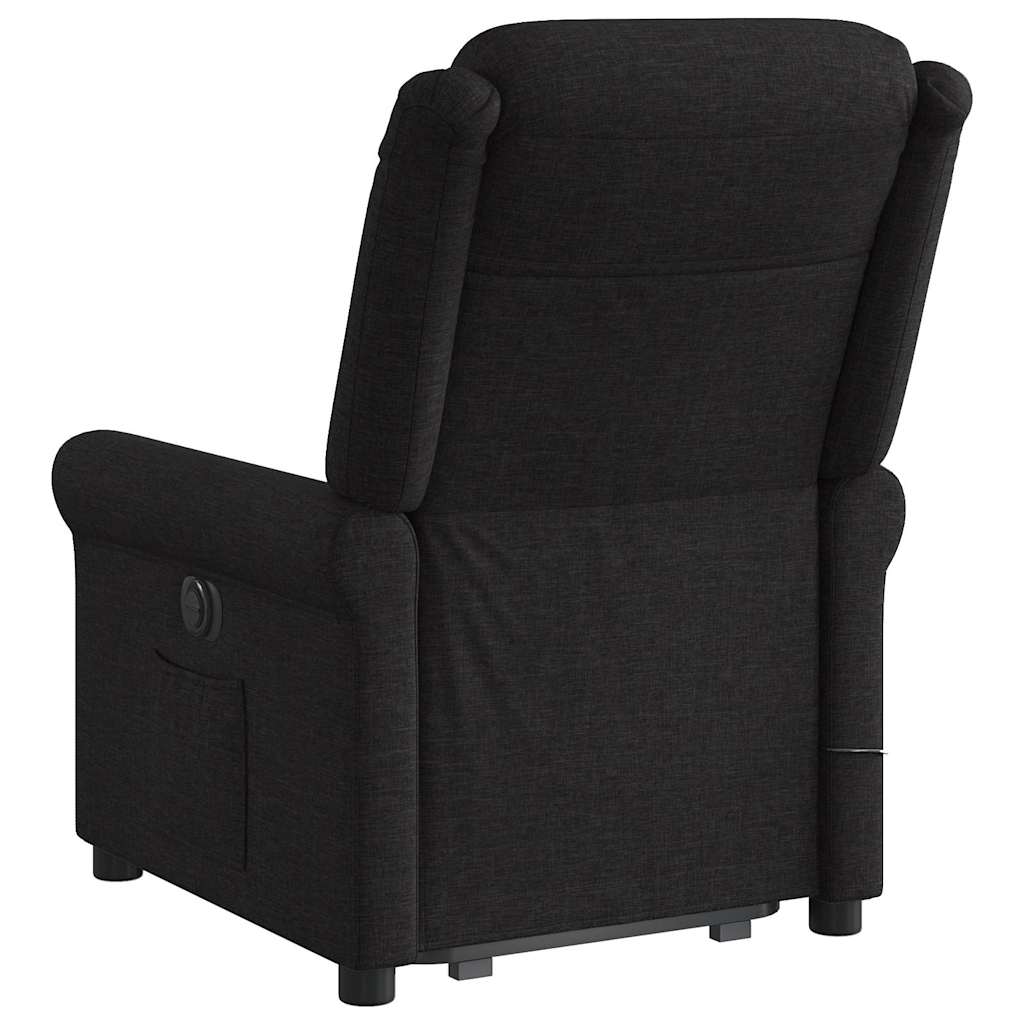 Fauteuil inclinable de massage électrique Noir Tissu - XIOS