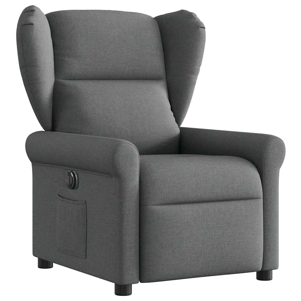 Fauteuil inclinable électrique Gris foncé Tissu - XIOS