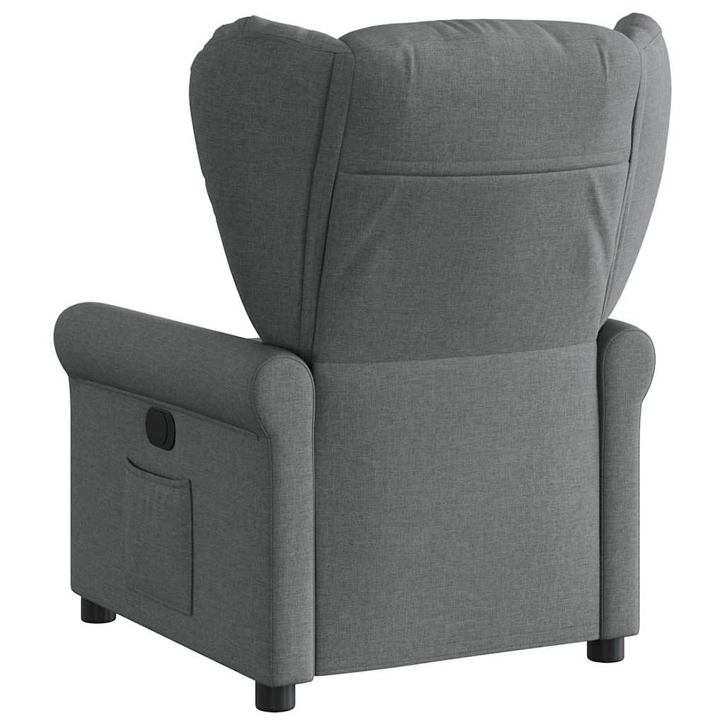 Fauteuil inclinable électrique Gris foncé Tissu - XIOS