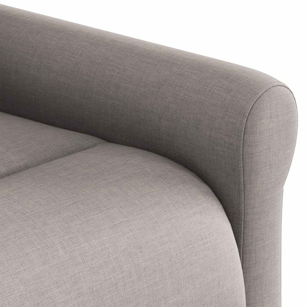 Fauteuil inclinable électrique Taupe Tissu - XIOS