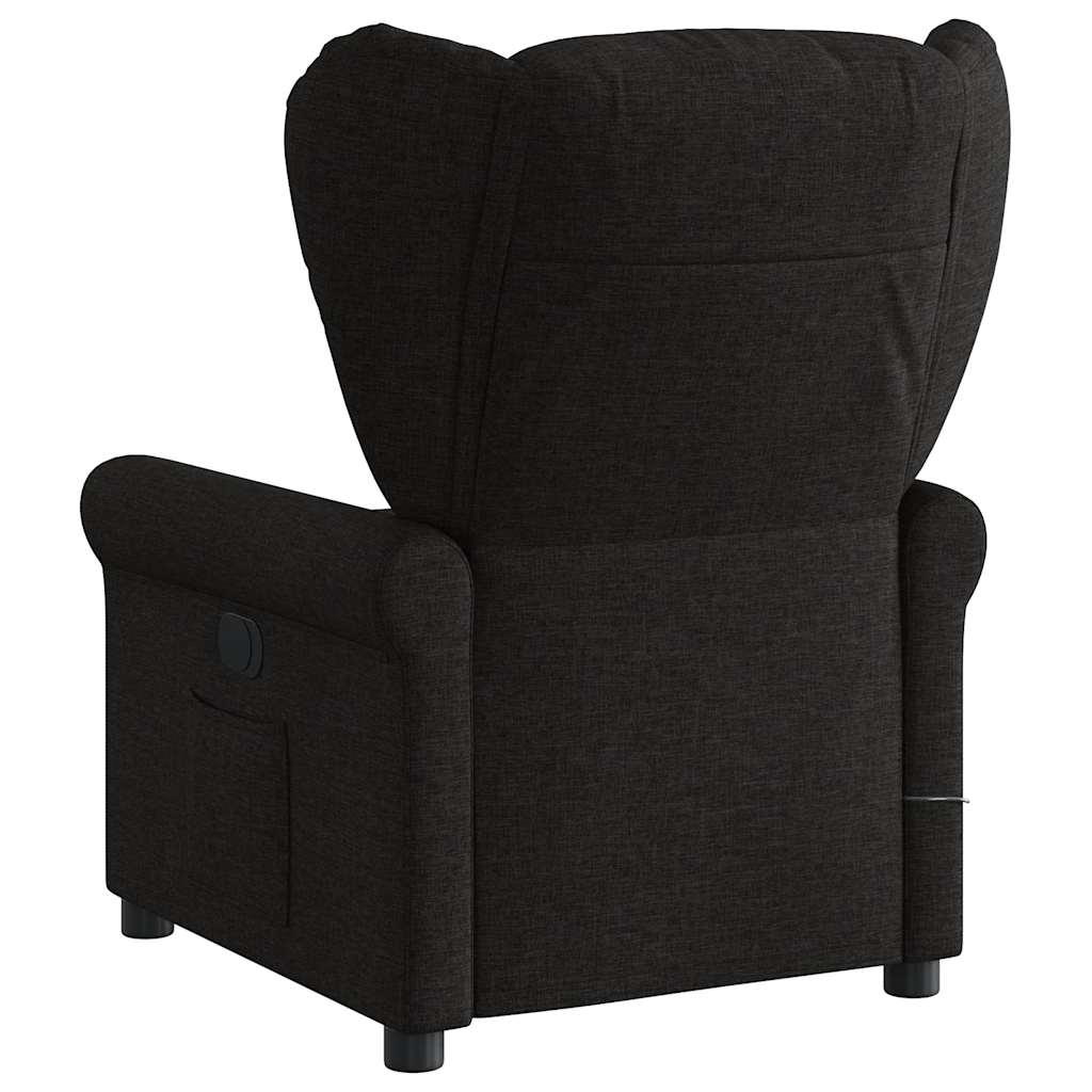 Fauteuil de massage inclinable électrique Noir Tissu - XIOS