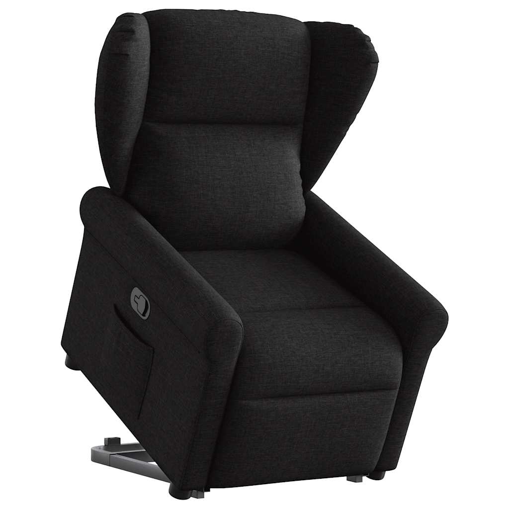 Fauteuil inclinable noir tissu
