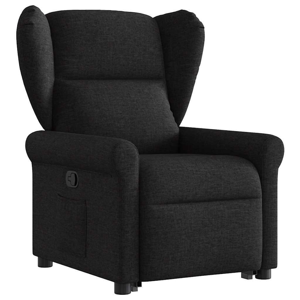 Fauteuil inclinable noir tissu - XIOS