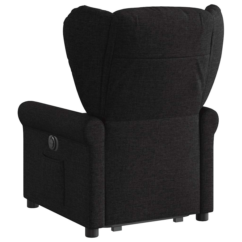 Fauteuil inclinable noir tissu