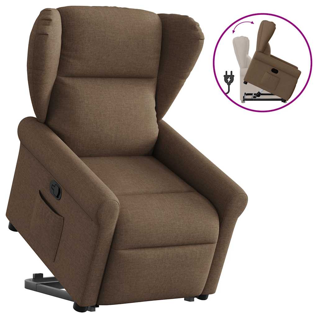 Fauteuil inclinable Marron Tissu - XIOS