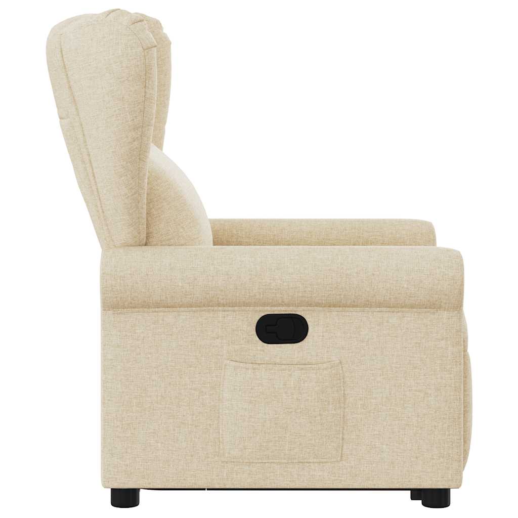 Fauteuil inclinable Crème Tissu - XIOS