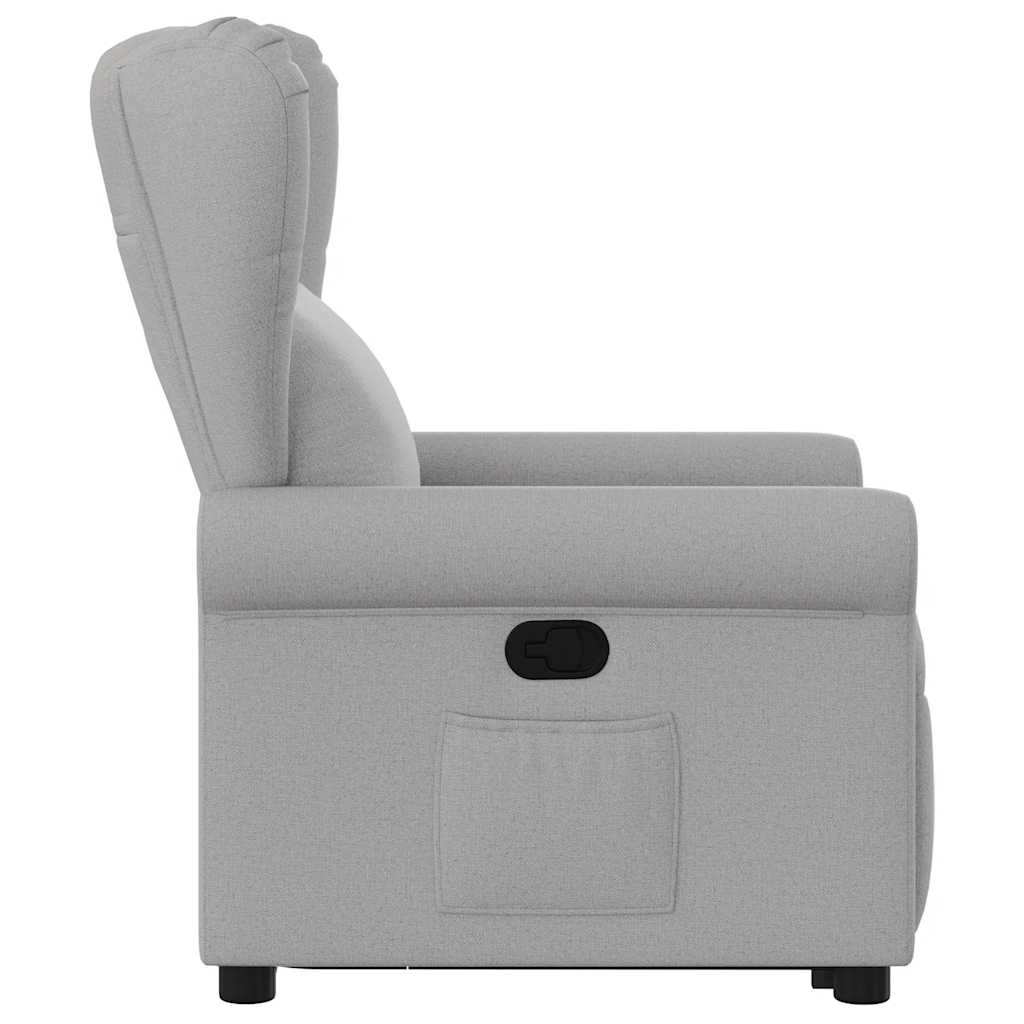 Fauteuil inclinable gris nuage tissu - XIOS
