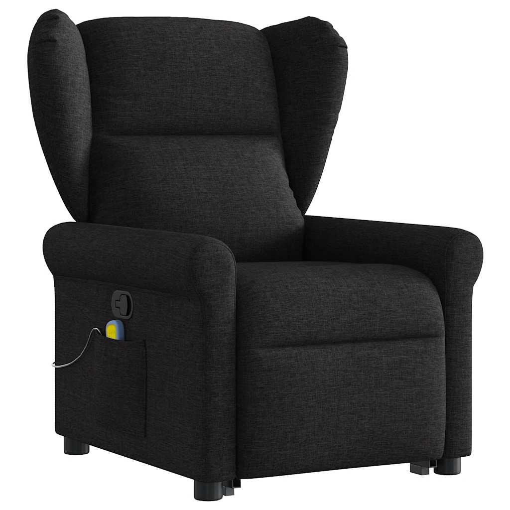 Fauteuil de massage inclinable Noir Tissu - XIOS