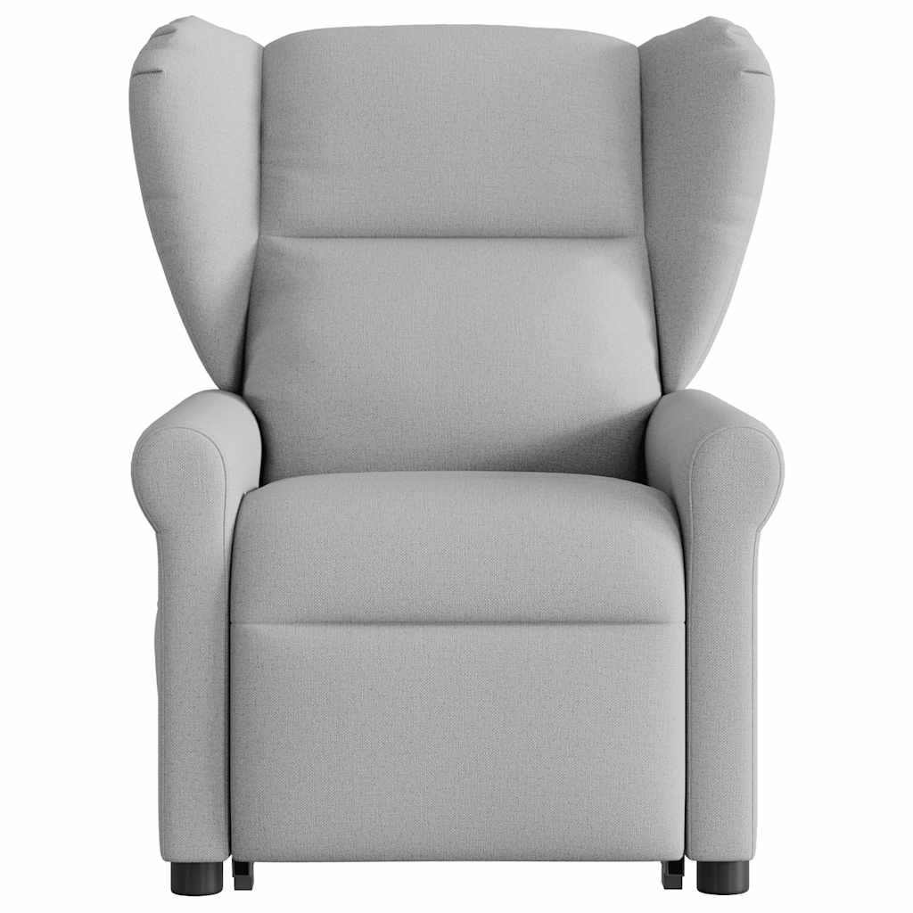 Fauteuil de massage inclinable gris nuage tissu - XIOS