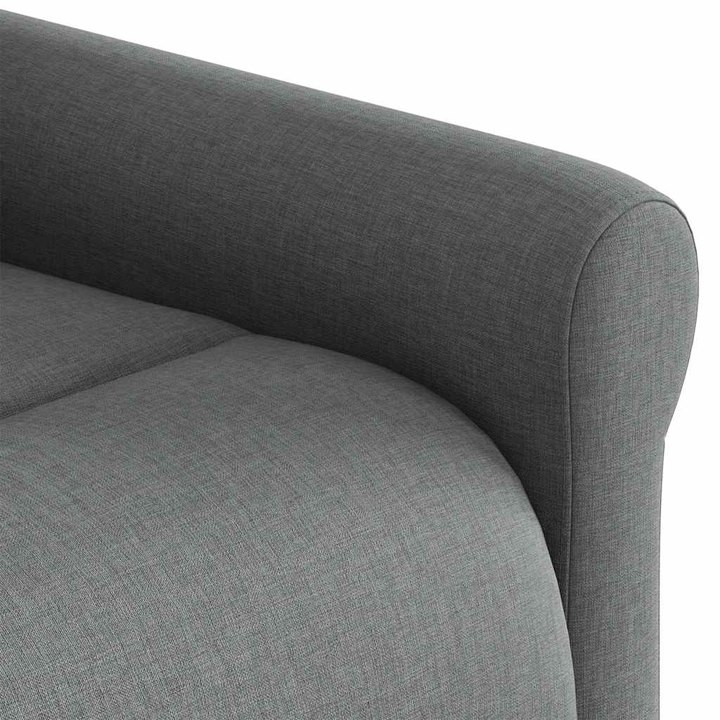 Fauteuil inclinable électrique gris foncé tissu