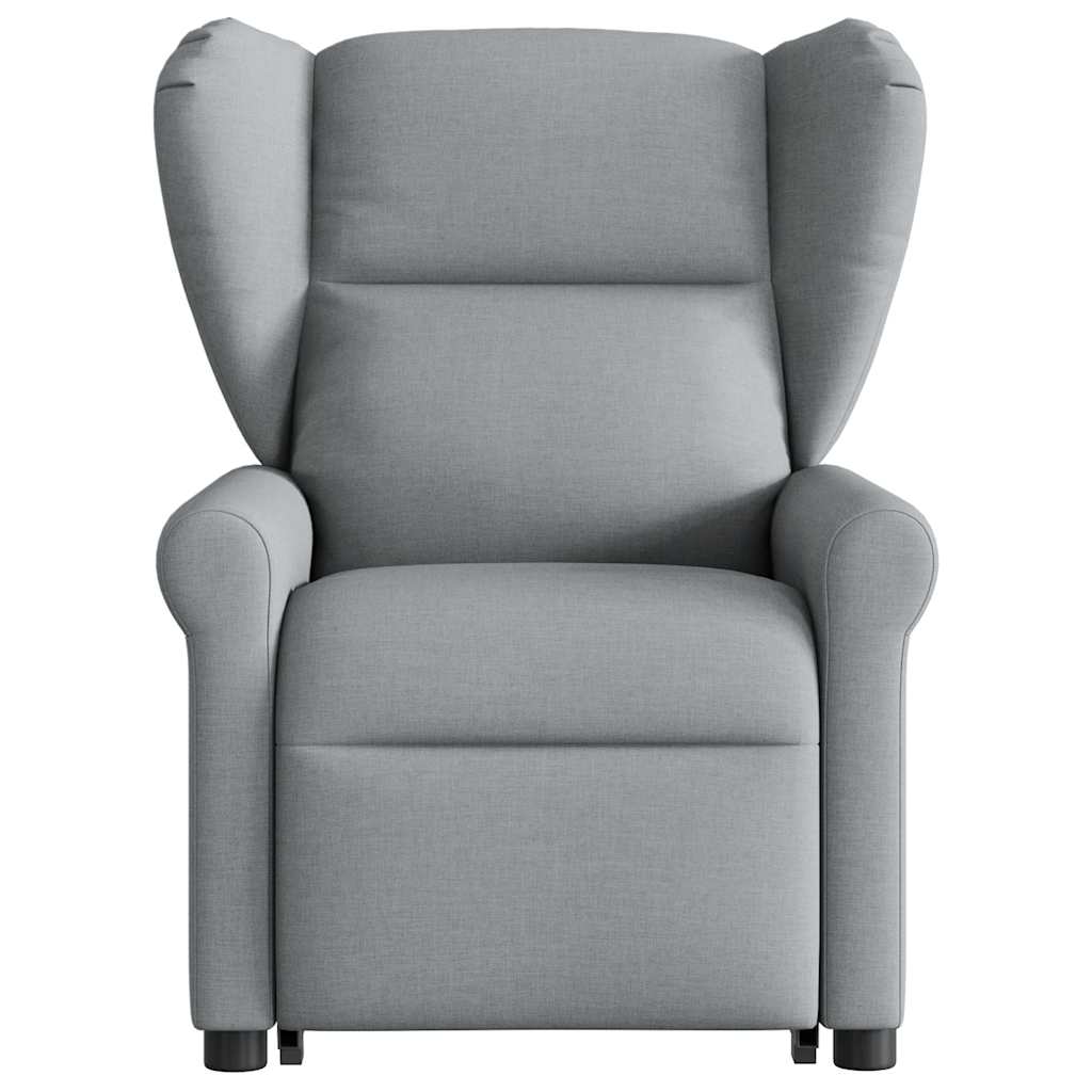 Fauteuil inclinable de massage électrique Gris clair Tissu - XIOS