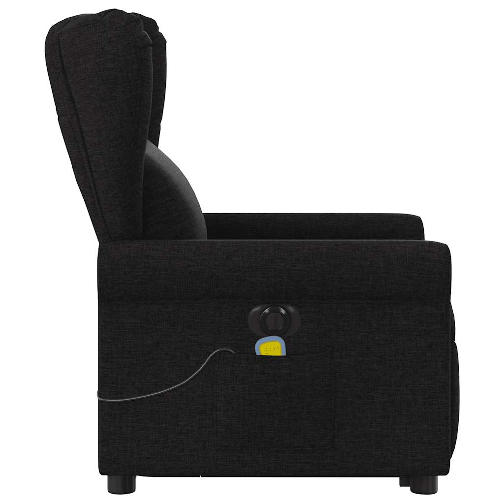 Fauteuil inclinable de massage électrique Noir Tissu - XIOS