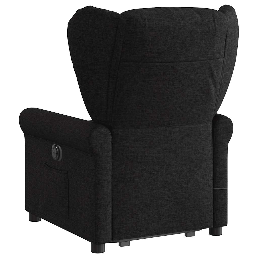 Fauteuil inclinable de massage électrique Noir Tissu - XIOS