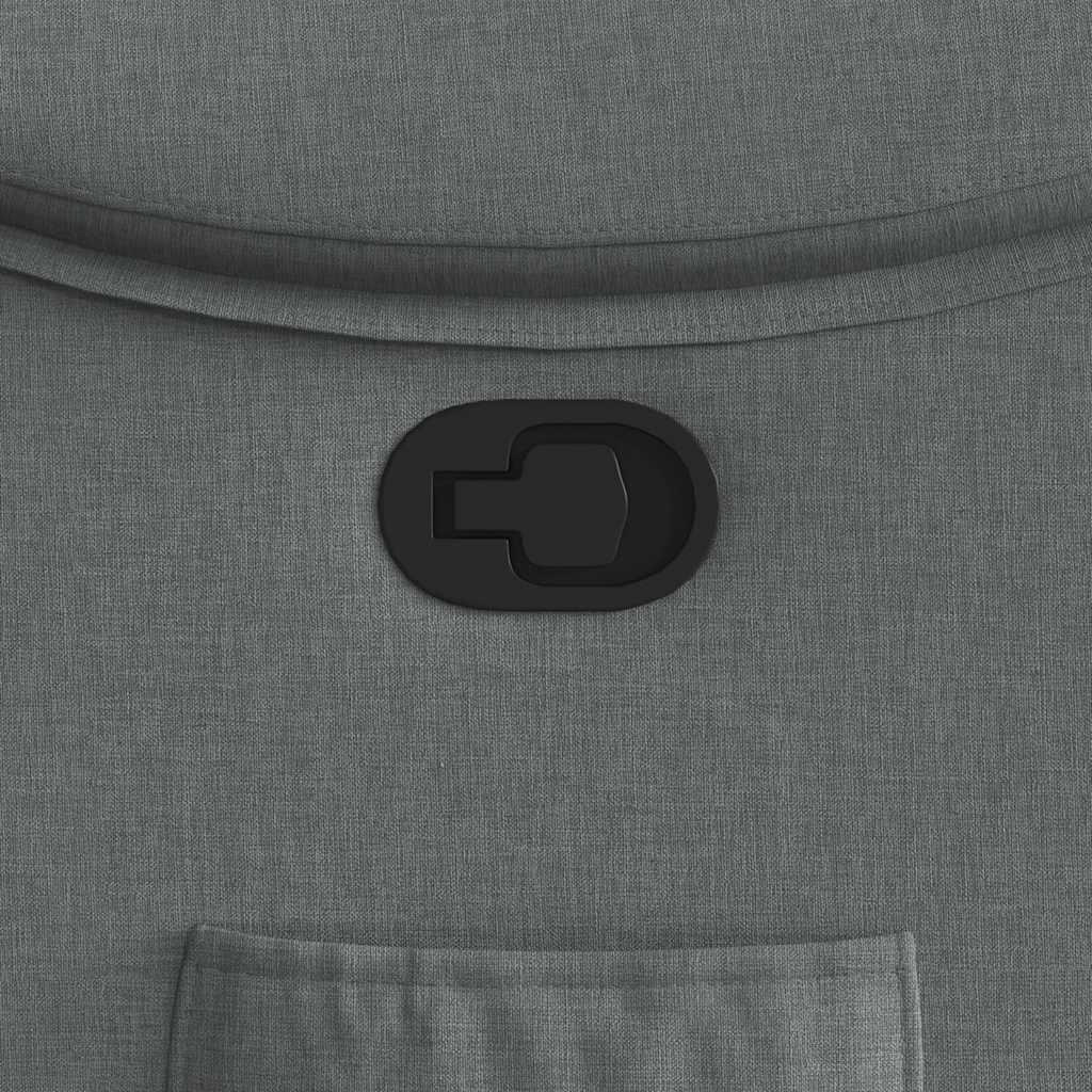 Fauteuil inclinable Gris foncé Tissu - XIOS