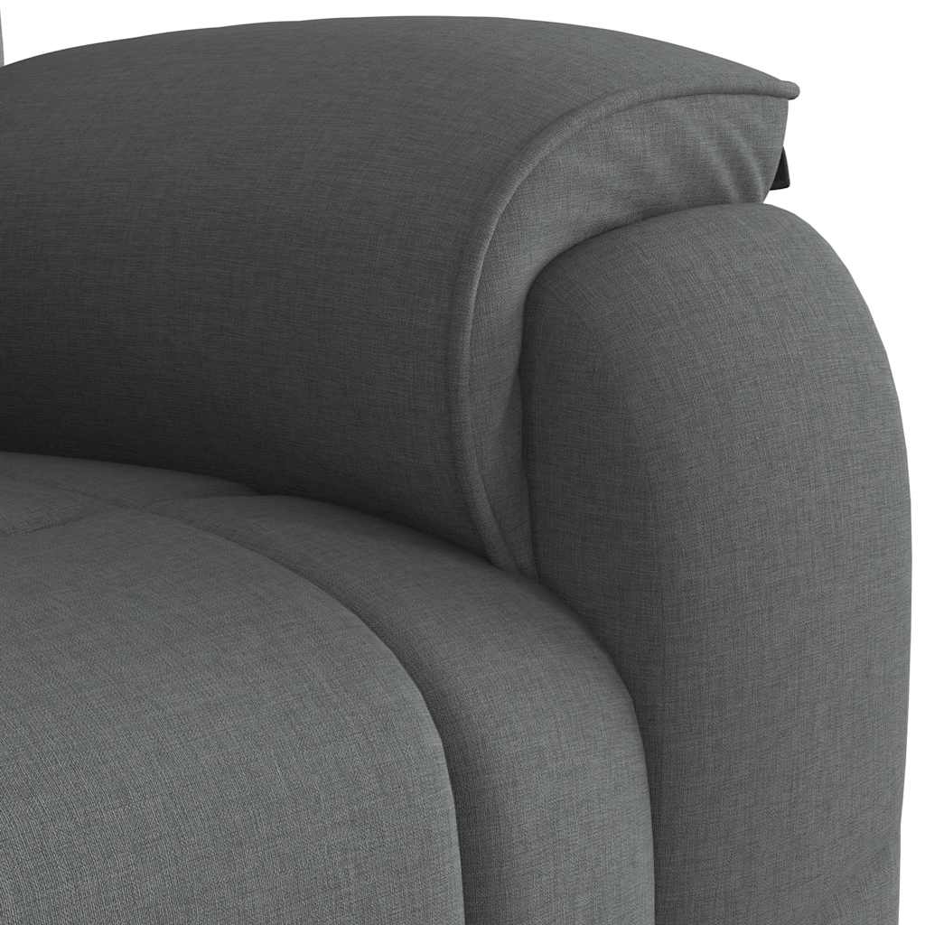 Fauteuil inclinable Gris foncé Tissu - XIOS