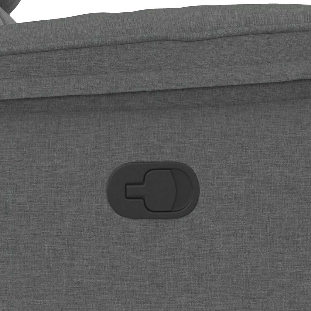 Fauteuil inclinable Gris foncé Tissu - XIOS