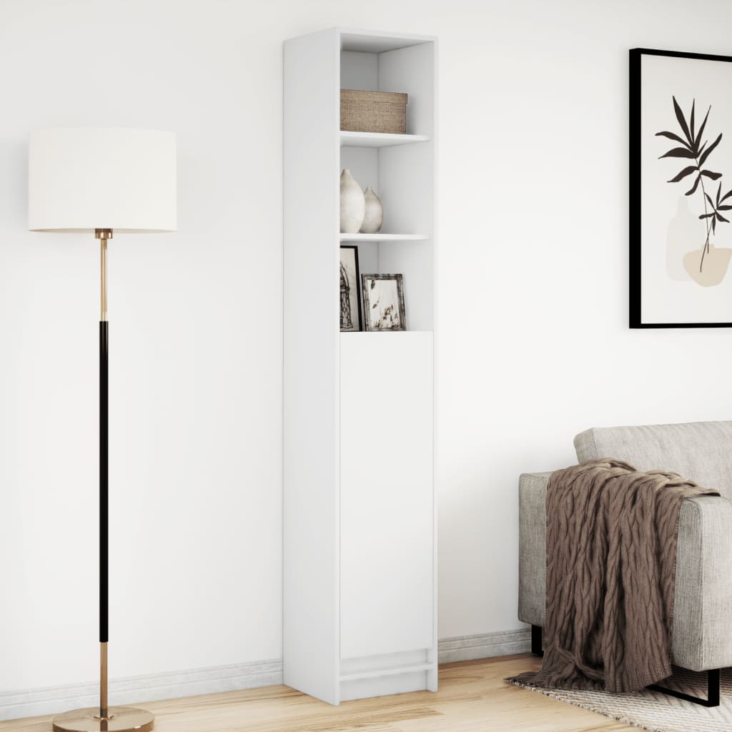 Buffet avec LED blanc 36x32,5x200 cm bois d'ingénierie - XIOS