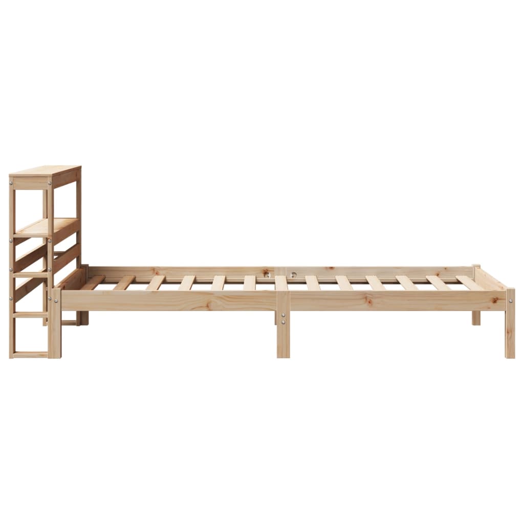 Cadre de lit sans matelas 75x190 cm bois de pin massif - XIOS