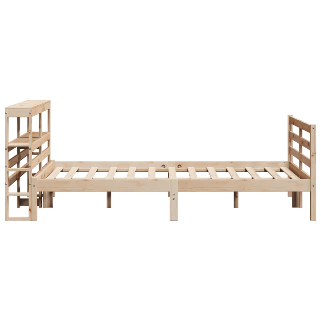 Cadre de lit sans matelas 140x200 cm bois massif de pin - XIOS