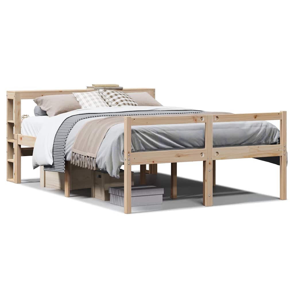 Lit pour personne âgée avec tête de lit sans matelas 120x200 cm