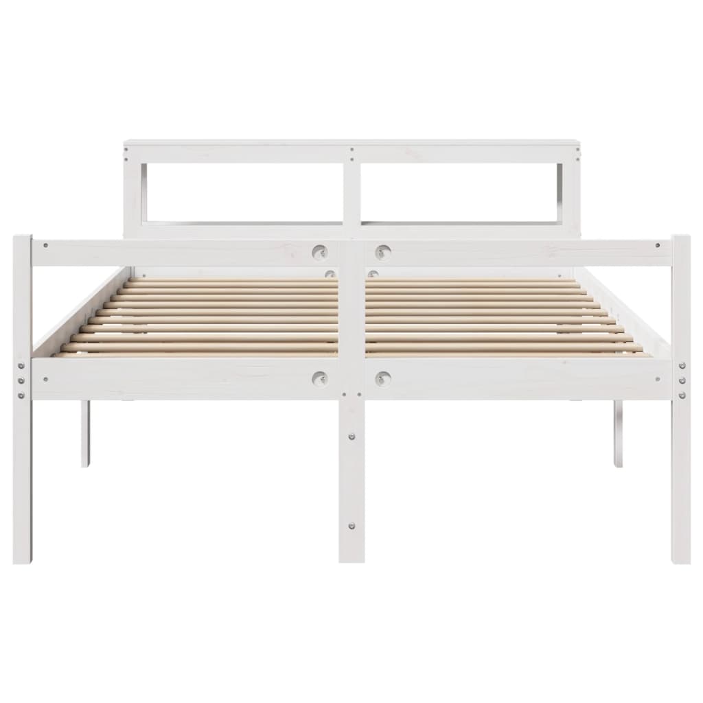 Lit pour personne âgée avec tête de lit sans matelas 140x200 cm - XIOS