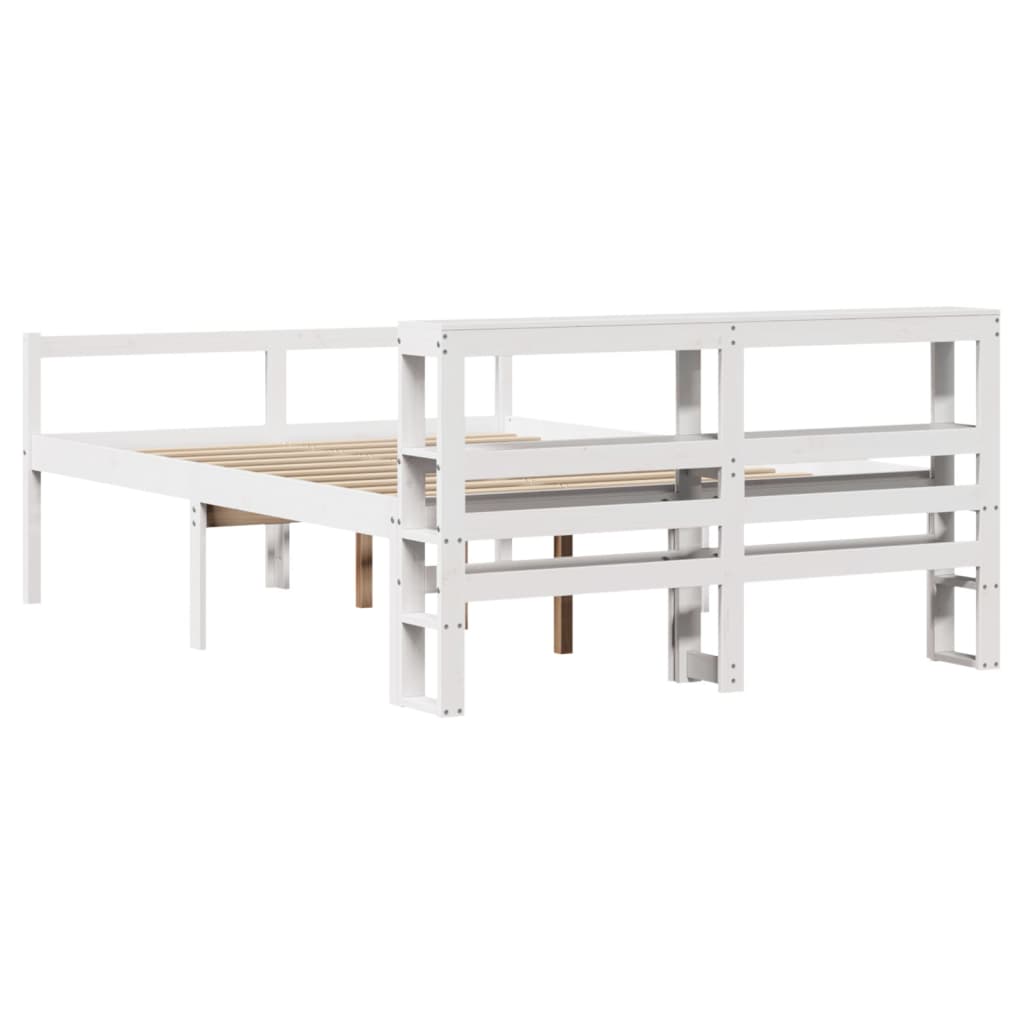 Lit pour personne âgée avec tête de lit sans matelas 140x200 cm - XIOS
