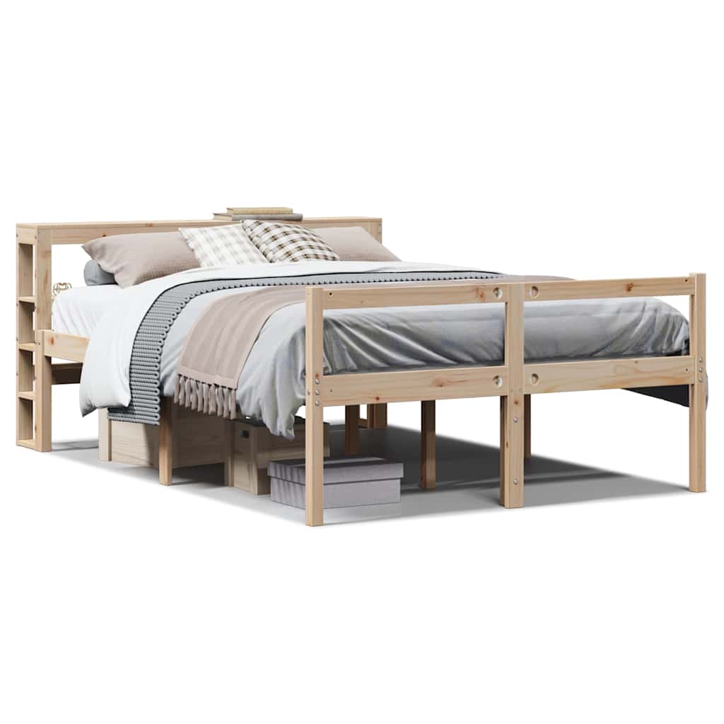 Lit pour personne âgée avec tête de lit sans matelas 160x200 cm