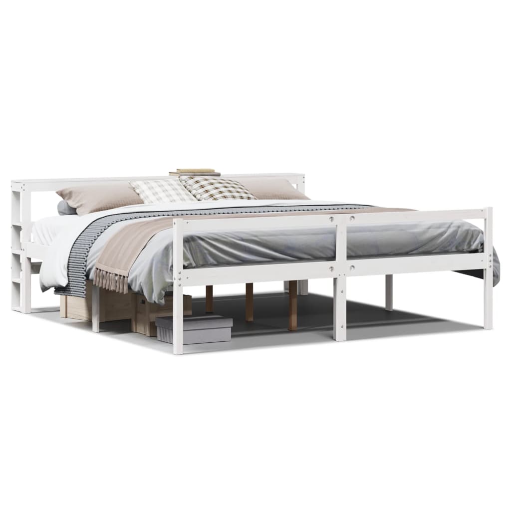 Lit pour personne âgée avec tête de lit sans matelas 180x200 cm - XIOS