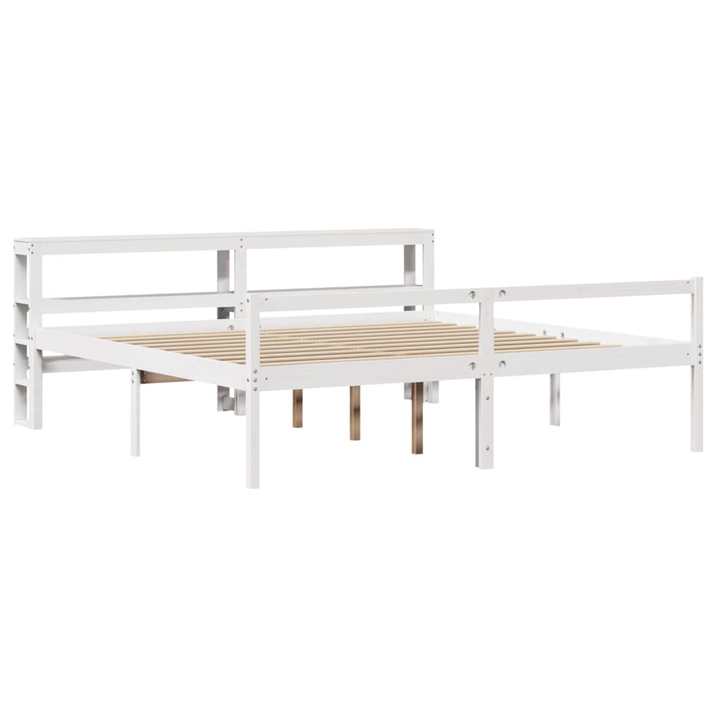 Lit pour personne âgée avec tête de lit sans matelas 180x200 cm - XIOS