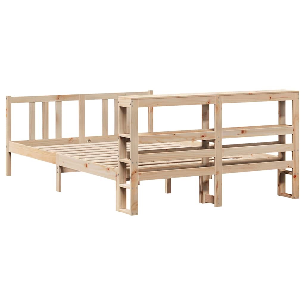 Cadre de lit avec tête de lit sans matelas 120x200 cm - XIOS