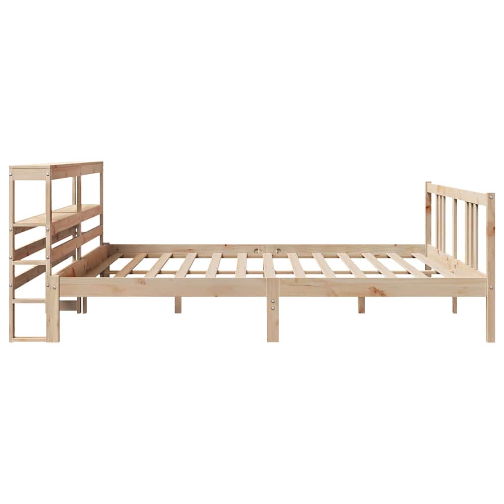 Cadre de lit avec tête de lit sans matelas 200x200 cm - XIOS