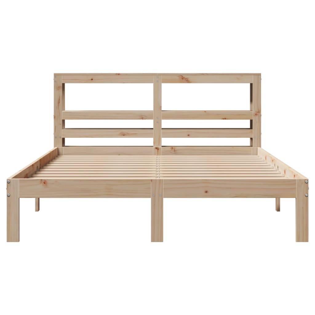 Cadre de lit avec tête de lit sans matelas 140x190 cm - XIOS