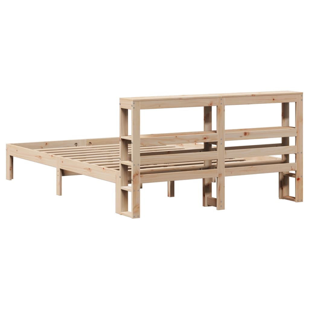 Cadre de lit avec tête de lit sans matelas 150x200 cm - XIOS