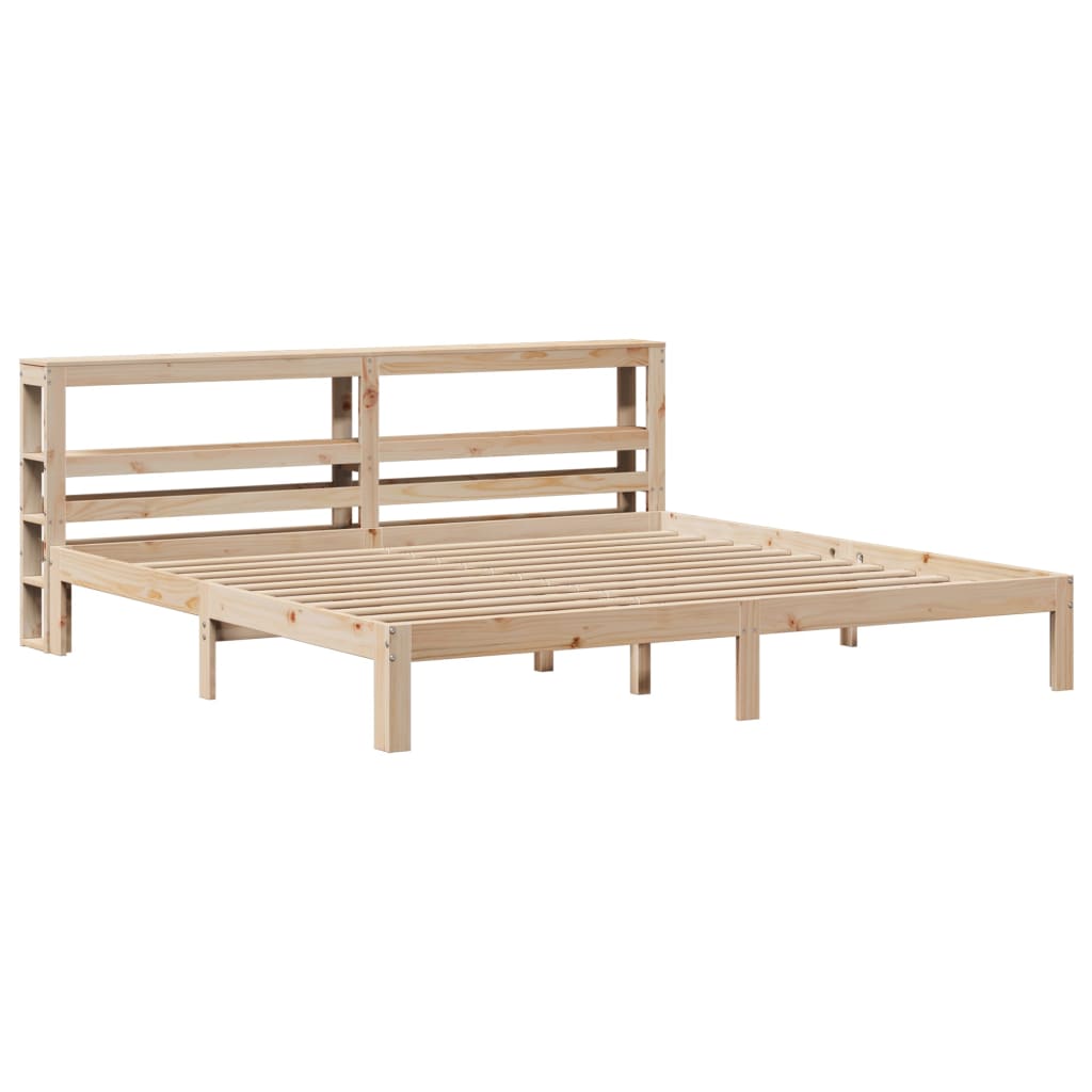 Cadre de lit avec tête de lit sans matelas 180x200 cm - XIOS