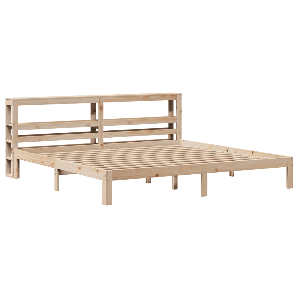 Cadre de lit avec tête de lit sans matelas 200x200 cm - XIOS