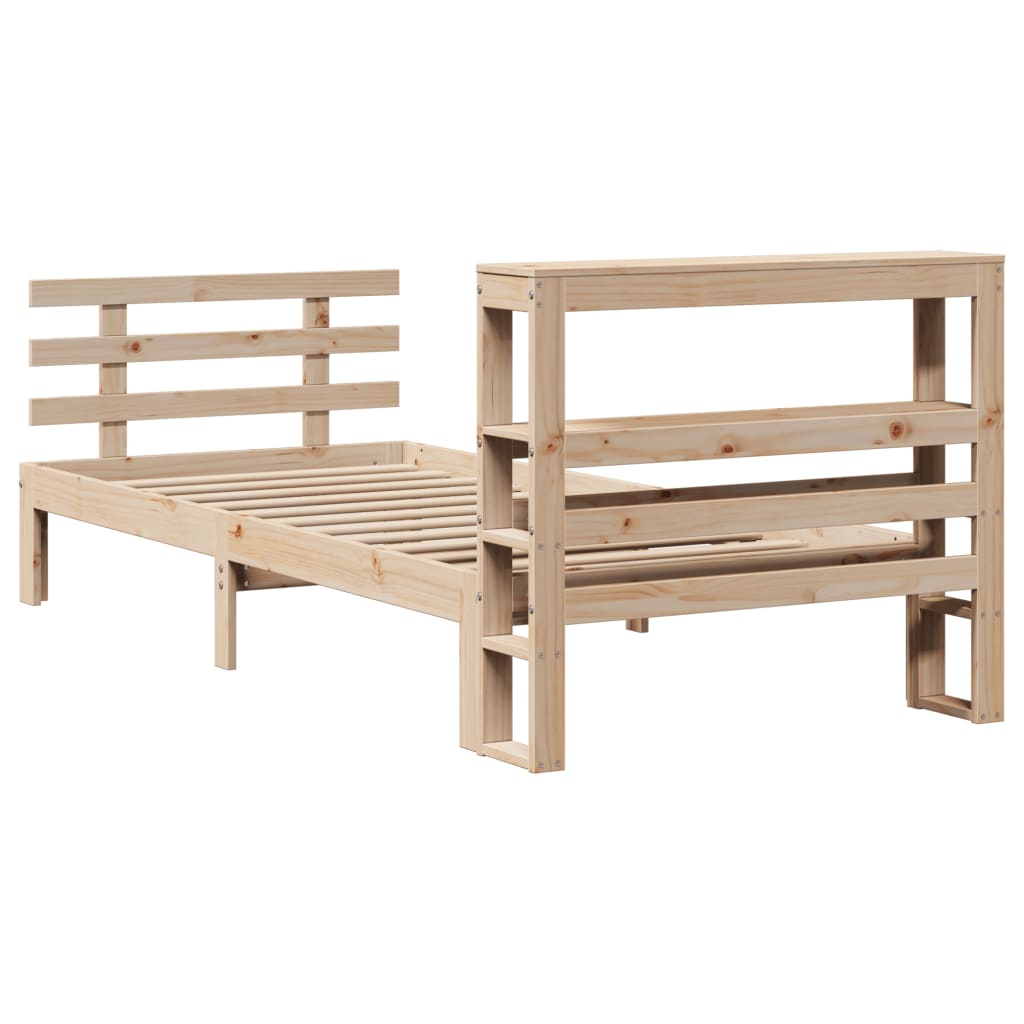 Cadre de lit avec tête de lit sans matelas 90x200 cm - XIOS