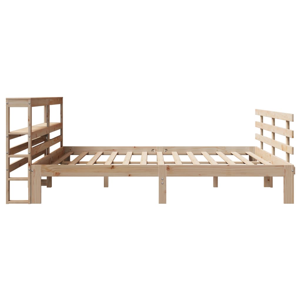 Cadre de lit avec tête de lit sans matelas 200x200 cm - XIOS