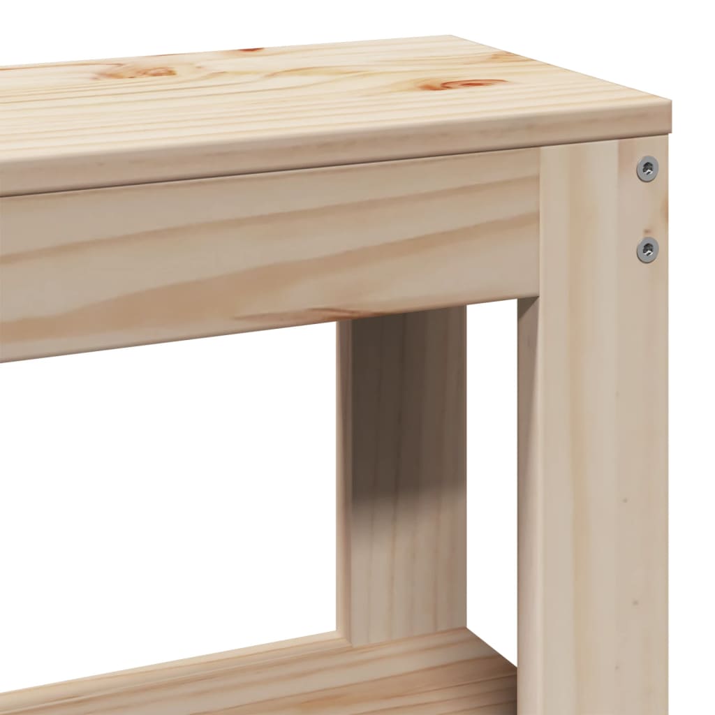 Cadre de lit sans matelas 140x200 cm bois massif de pin - XIOS